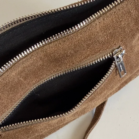 Brandy Melville Small Suede Tan Shoulder Bag - Picture 8 of 15